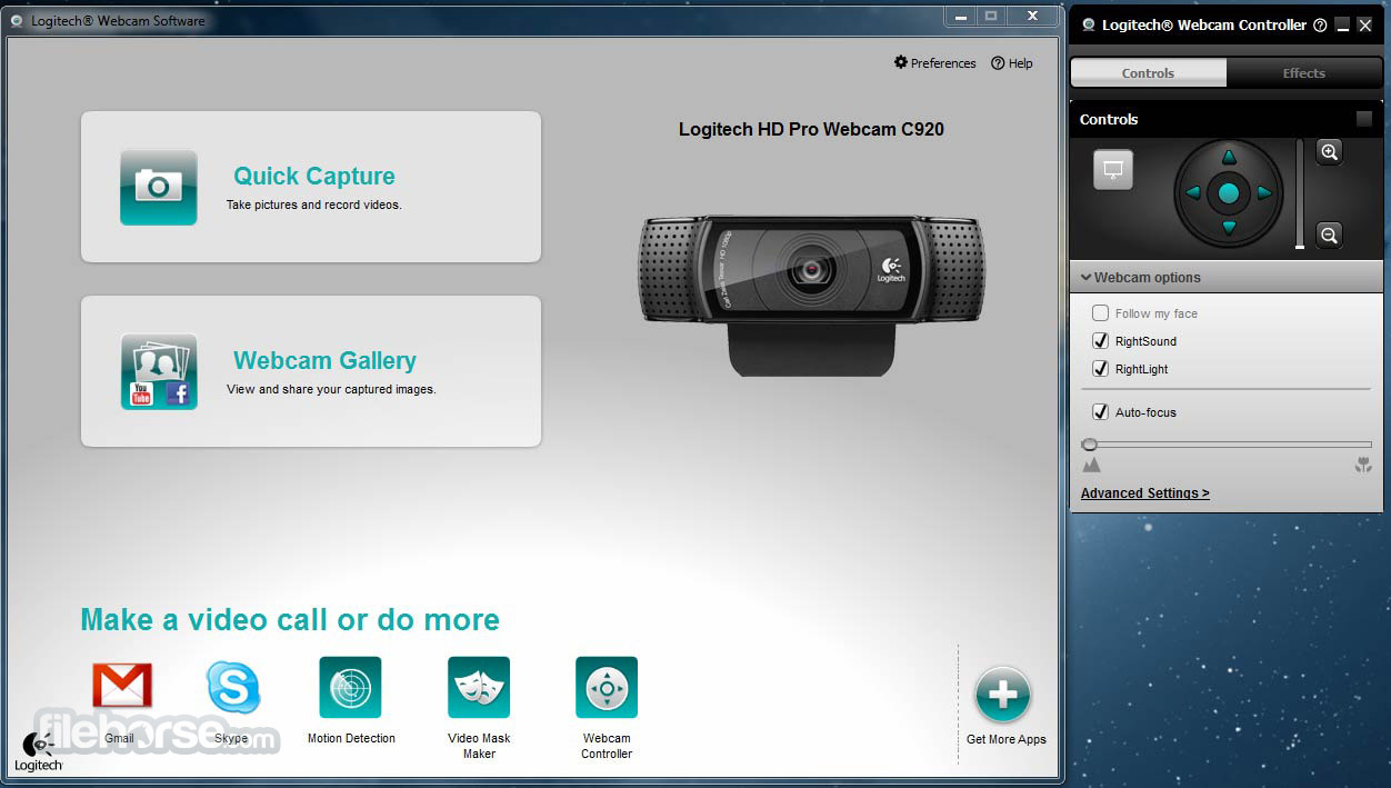 Logitech webcam software download for mac